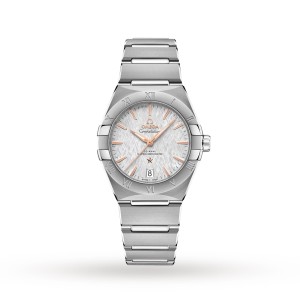 Omega constellation co-axial 36mm herenhorloge grijs O13110362006001