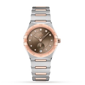 Omega constellation co-axial master chronometer kleine seconde 34mm dames horloge O13120342063001