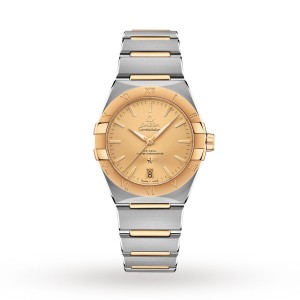 Omega constellation co-axial 36mm herenhorloge goud O13120362008001