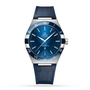 Omega constellation co-axial master chronometer 41mm herenhorloge blauw O13133412103001